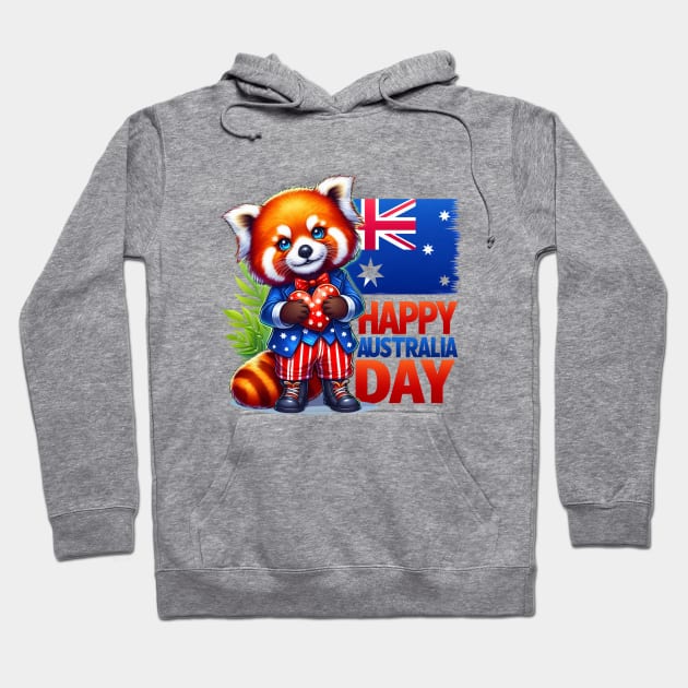 Happy Australia Day Hoodie by BukovskyART